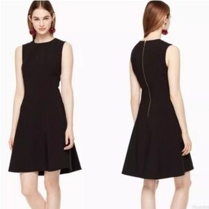 Kate Spade New York Stretch Crepe Black Dress